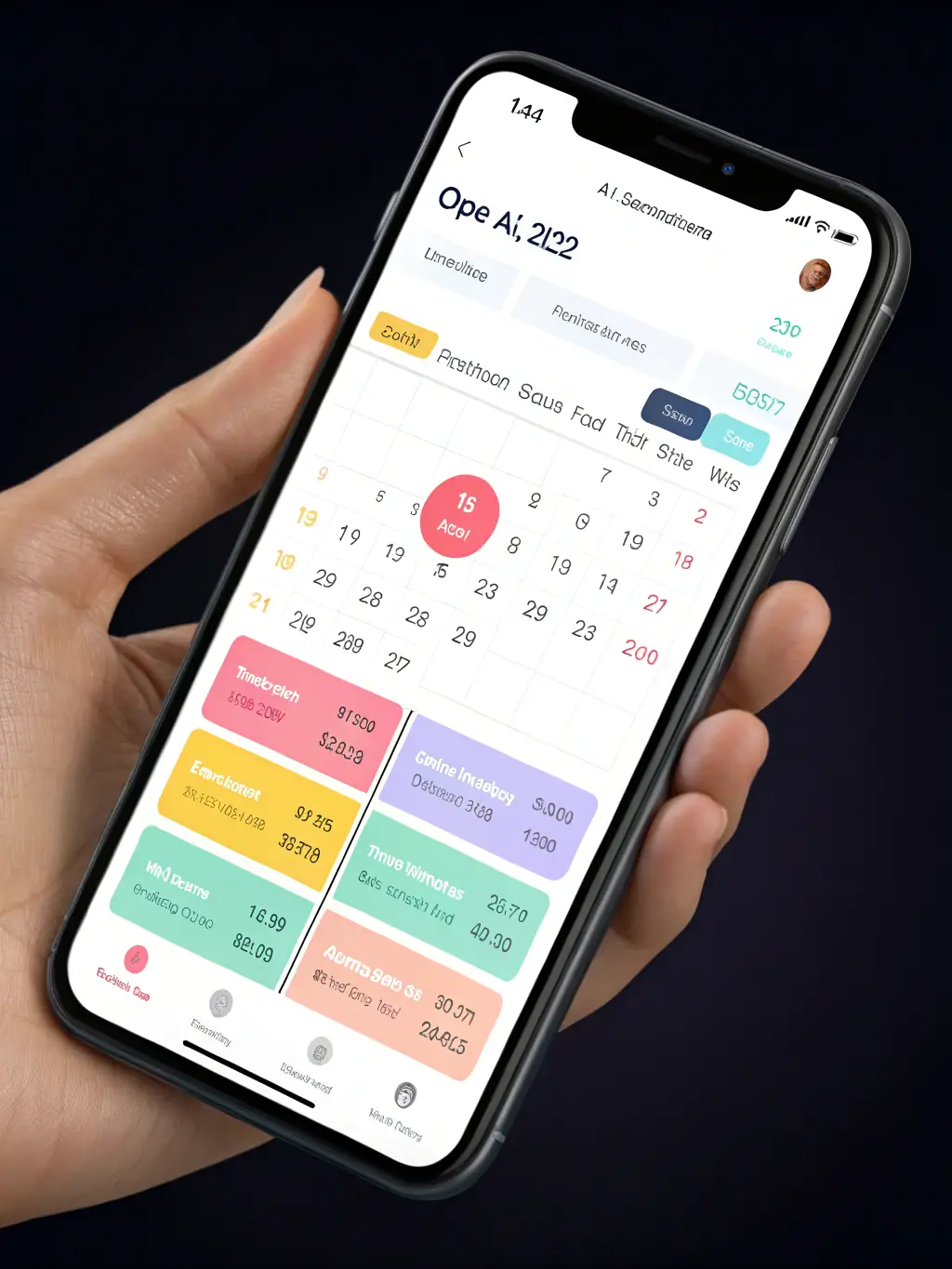 A visual representation of ValetVoice™ AI receptionist's smart scheduling feature, showing automated appointment booking and calendar management.