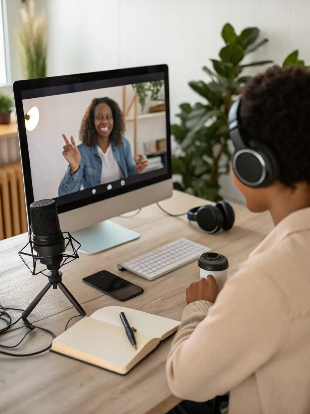 A depiction of ValetVoice™ AI receptionist securely following up with potential customers, nurturing leads and driving conversions.